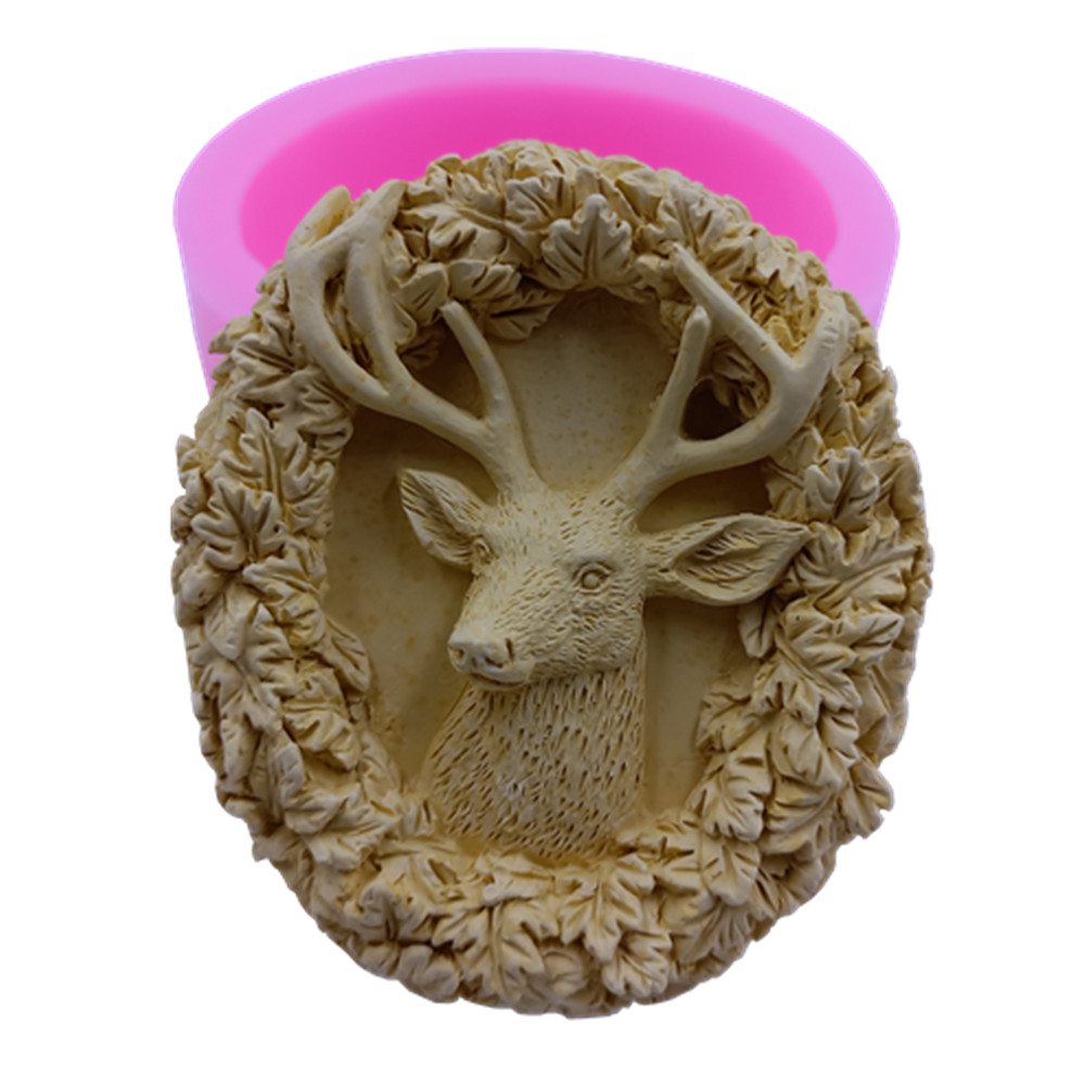 Soap Making Instructions - الغزلان تصميم الصابون قالب من السيليكون