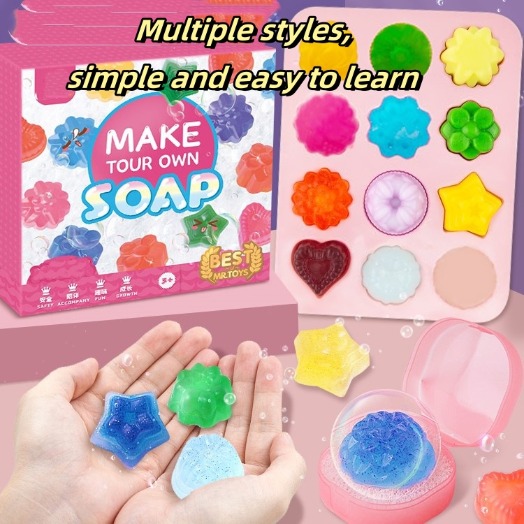 DIY اليدوية الصابون الكريستال  - مراجعة Soap Making Gifts وسعره