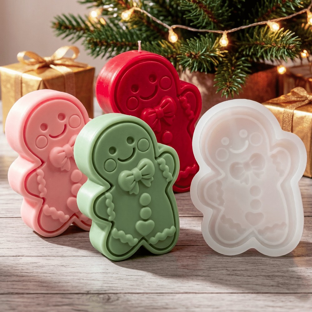 قالب سيليكون لرجل الزنجبيل الر - مراجعة Soap Making Gifts وسعره