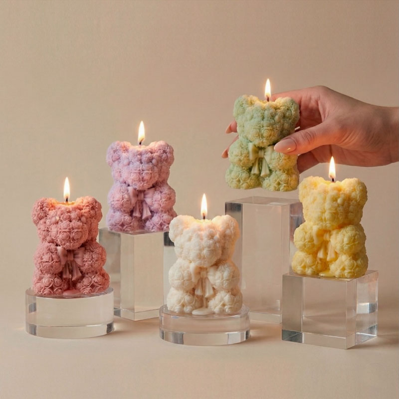 ارتفع القوس الدب شمعة قالب من  - مراجعة Soap Making Gifts وسعره